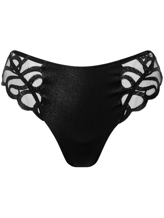 Lisca Shiny Secret slip zwart