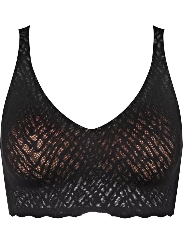 Sloggi Women ZERO Feel Bliss Bralette - bralette - zwart