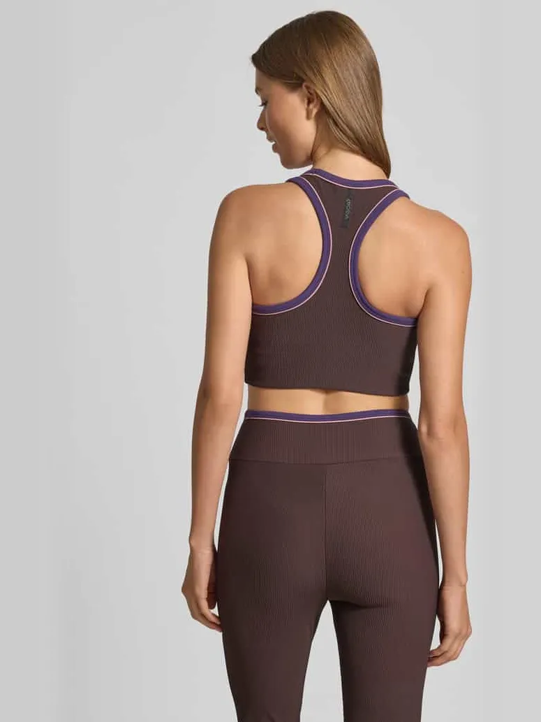 EA7 Emporio Armani Beha met labeldetail donkerbruin, foto 3