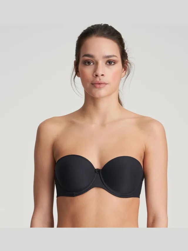 Marie Jo Tom Strapless Bh 0120828 Charbon - maat EU 80B / FR Zwart